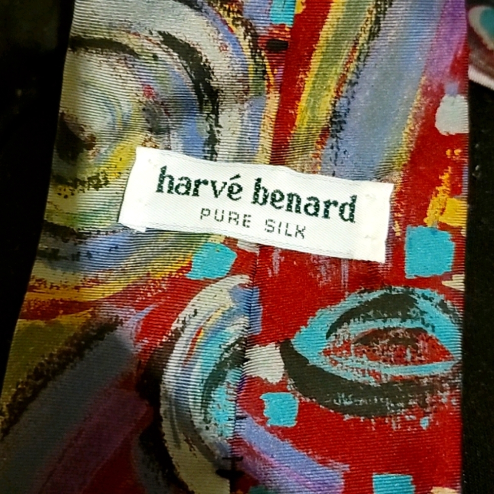 Vintage Harve benard pure silk tie